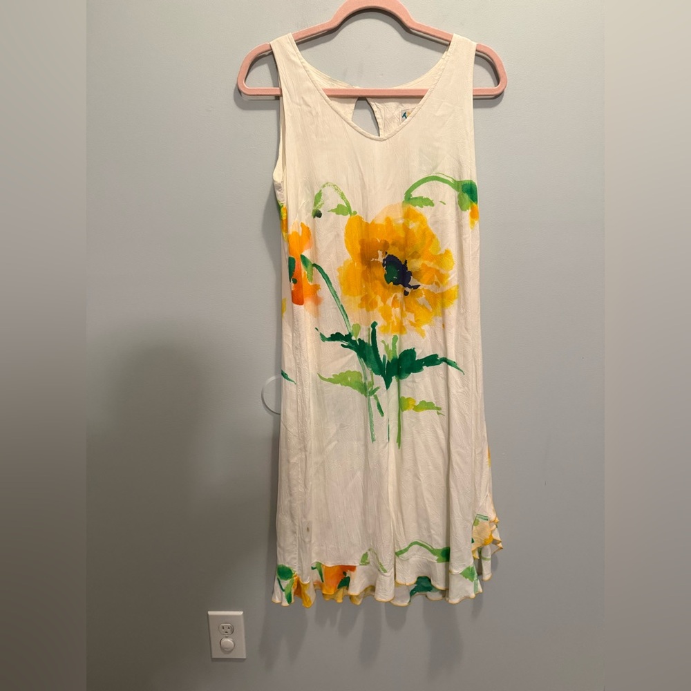 Jams World Floral Vintage Midi Dress Small